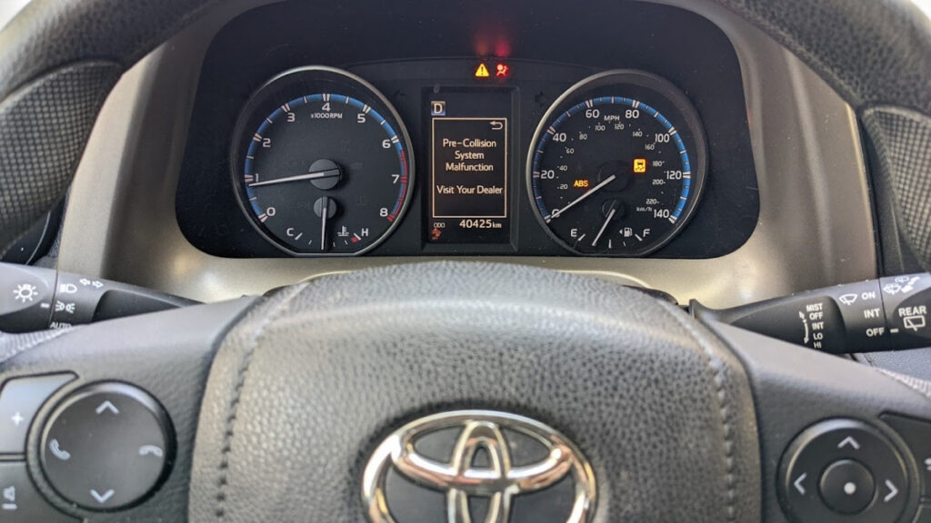 Deactive Toyota pre collision system